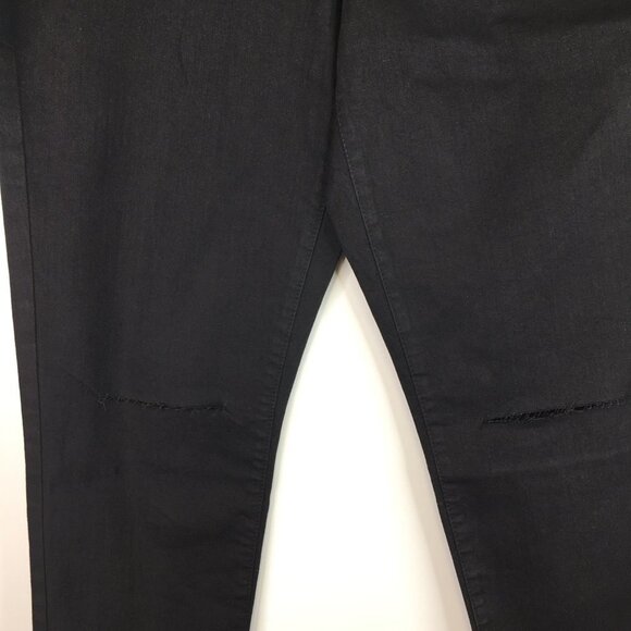 Bandolino Mandie Slim Slashed Knee Black Jeans Size 18S. NWT - Picture 5 of 15